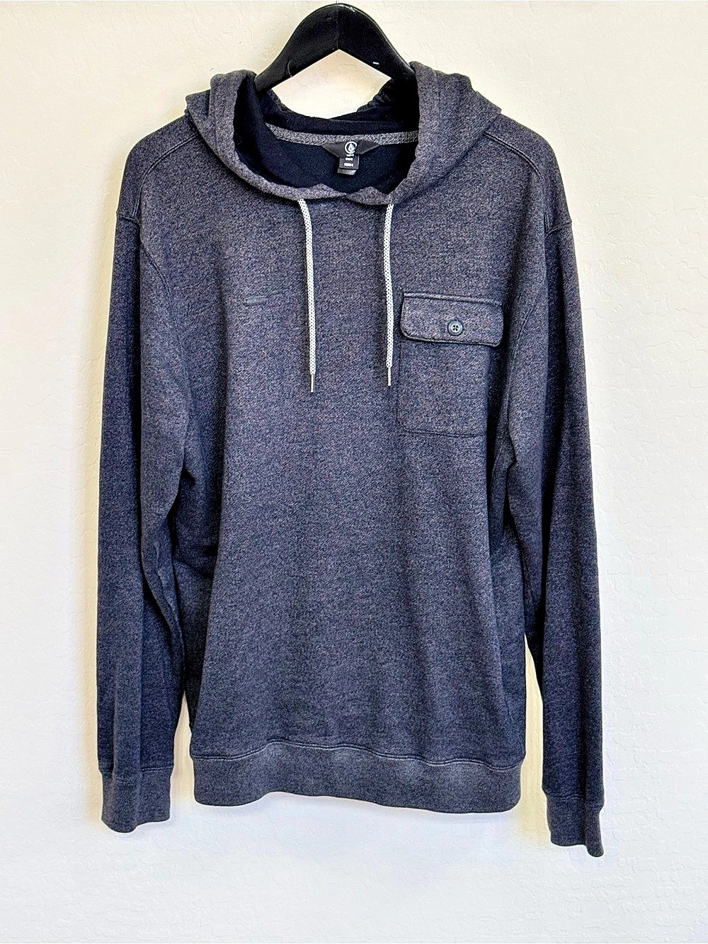 Volcom Elba Pullover Hoodie Men's US/EU Size L Dark Heather Gray